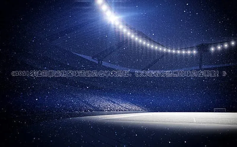 熊猫体育官方网站度小满支付《2021年法国挪威籍足球运动员名单大揭秘，快来看看你熟悉的球员在哪里！》